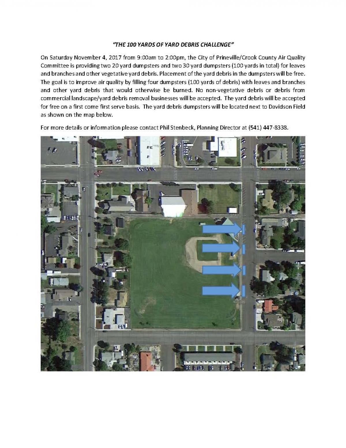Free Yard Debris Day 11-4-17