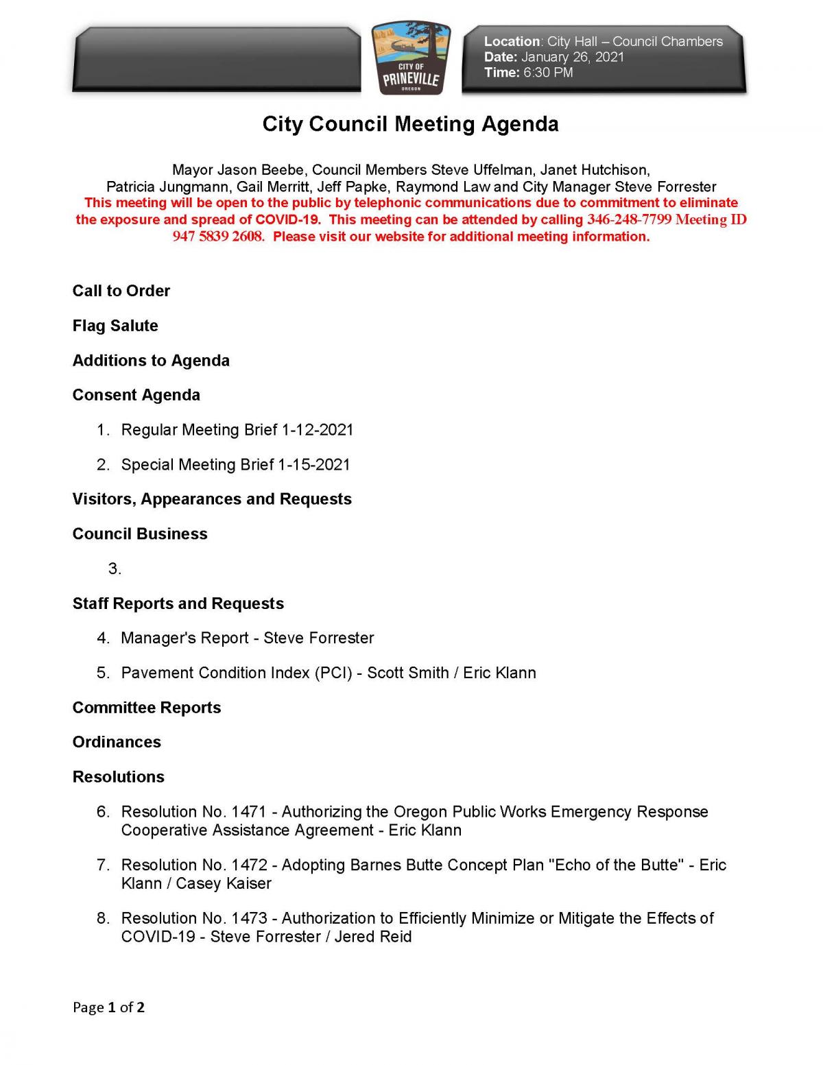 Council Agenda 1-26-2021 pg 1
